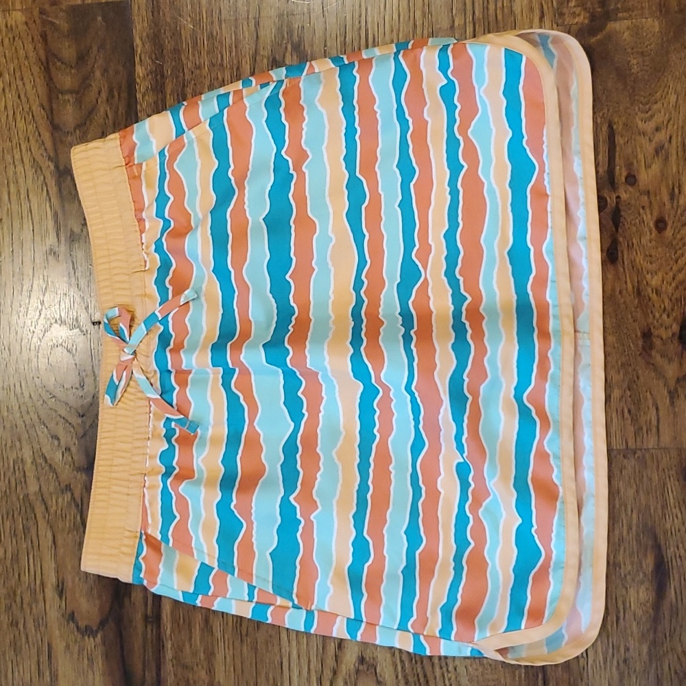 Girls Columbia Omni shade striped skort size M(10/12)